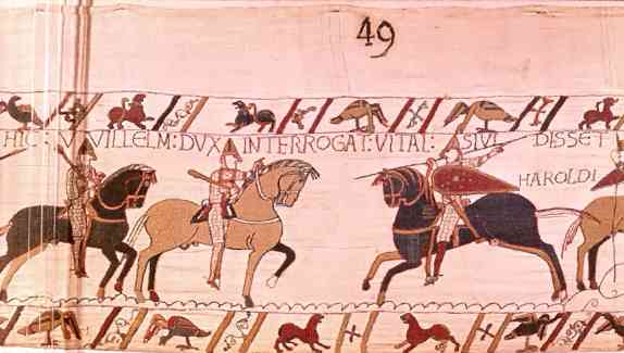 TAPISSERIE DE BAYEUX (détail)